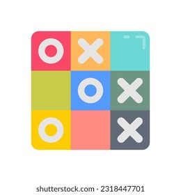 Icono Tic Tac Toe en vector. Ilustración