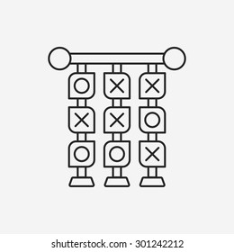 Tic Tac Toe line icon