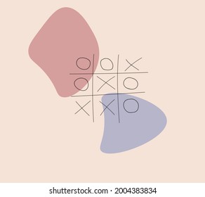 Tic tac toe in an unusual style
