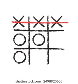 Tic tac toe. Tic tac toe vector