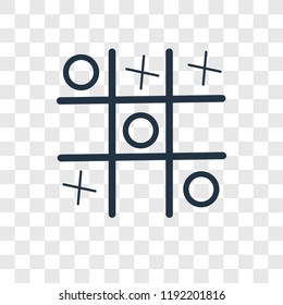 Tic tac toe vector icon isolated on transparent background, Tic tac toe transparency logo concept - Powered by Shutterstock - Get 15% off with code: PIKWIZARD15