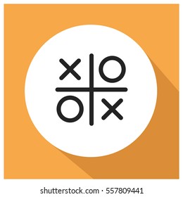 Tic tac toe vector icon