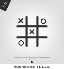 Tic tac toe vector icon