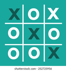 Tic tac toe Poster by Vectorqueen