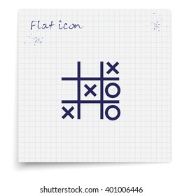 Tic tac toe XO game.