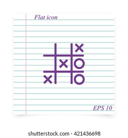 Tic tac toe XO game.