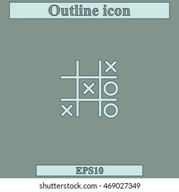 Tic tac toe XO game.