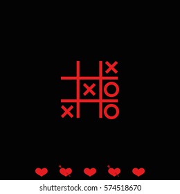 Tic tac toe XO game.