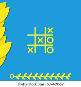 Tic tac toe XO game.