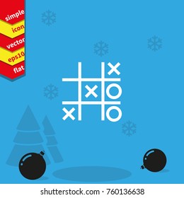 Tic tac toe XO game.