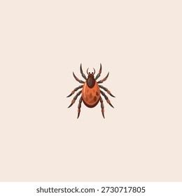 Diseño de Vector plano de icono de animal de la marca.