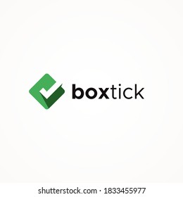 tick box logo design unique