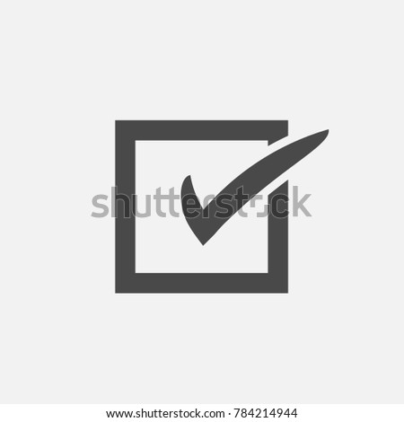 tick box mark for approved correct for business and websites