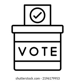 Tick Box vector icon. Can be used for printing, mobile and web applications.