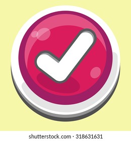 Tick button