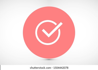 Tick Checkmark Approval Check Mark Doodle Icon .Tick Checkmark Vector Icon . Tick Checkmark Check List Button Icon. Tick Checkmark Mark In Round Sign Icon .