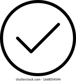 Markieren Sie das Häkchen für die Genehmigung mit dem Häkchen-Symbol. Klicken Sie auf das Symbol Vektorillustration. Markieren Sie das Symbol Checkliste überprüfen. Markieren Sie das Markierungszeichen im Rundzeichen Symbol.