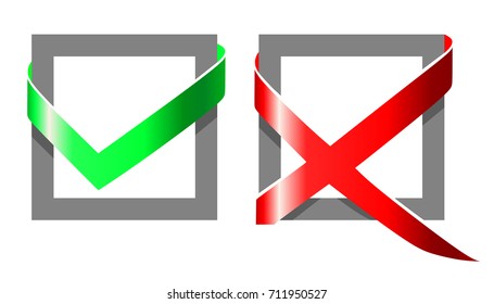 Tick and cross the boxes for elections with effect 3D