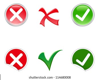 Tick and Cross symbols