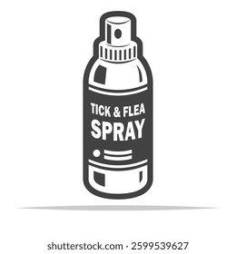 Tick and flea spray icon transparent vector isolated