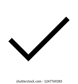 tick glyphs icon