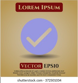 Tick icon