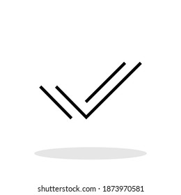 Marque un icono en un estilo plano. Símbolo de marca entregado para el diseño de su sitio web, logotipo, aplicación, interfaz de usuario Vector EPS 10.