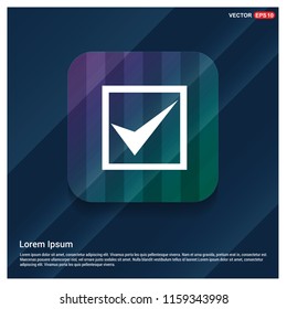 Tick icon - Free vector icon