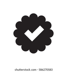 tick icon illustration 