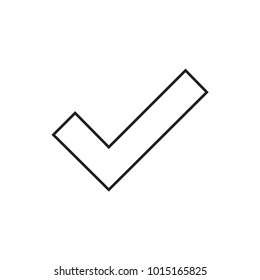 tick icon illustration isolated vector sign symbol