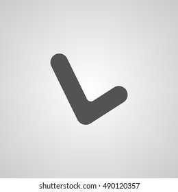 Tick icon illustration isolated vector sign symbol
