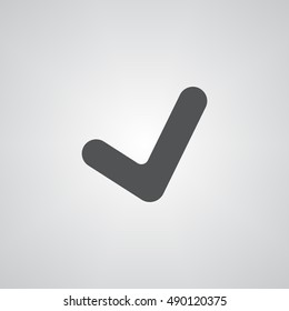 Tick icon illustration isolated vector sign symbol