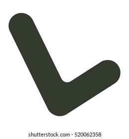 Tick icon illustration isolated vector sign symbol