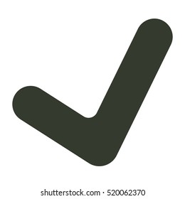 Tick icon illustration isolated vector sign symbol