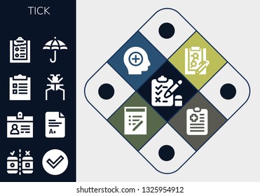 tick icon set. 13 filled tick icons.  Collection Of - Test, Testing, Check, Accreditation, Exam, Checklist, Parasite, Clipboard, Protection, Positive, List