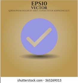 Tick icon or symbol