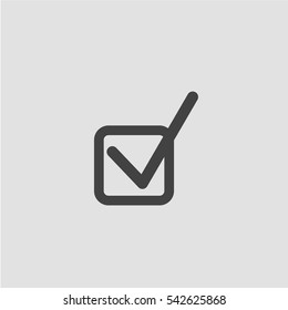 Tick icon vector