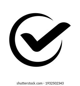 tick icon vector design, perfect for website admins