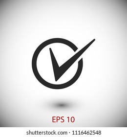 Tick Icon Vector, Vector EPS 10 illustration style