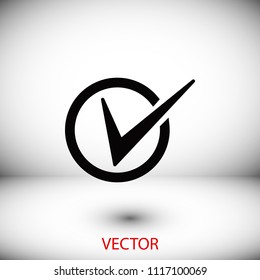 Tick Icon Vector, Vector EPS 10 illustration style