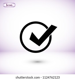 Tick Icon Vector, Vector EPS 10 illustration style