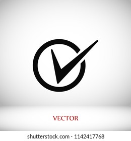 Tick Icon Vector, Vector EPS 10 illustration style