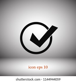 Tick Icon Vector, Vector EPS 10 illustration style