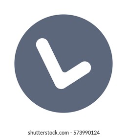 Tick Icon Vector flat design style