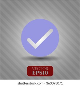 Tick icon vector illustration