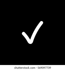 Tick icon. vector illustration