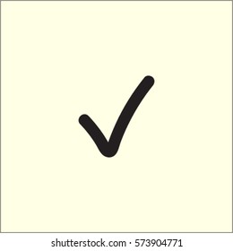 Tick icon. vector illustration