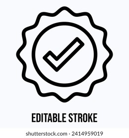 Tick icon vector symbol Icon, checkmark isolated.