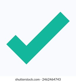Tick icon vector symbol Icon, checkmark, Flat Style Isolated Vector Icon.