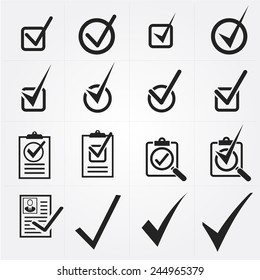 Tick icons